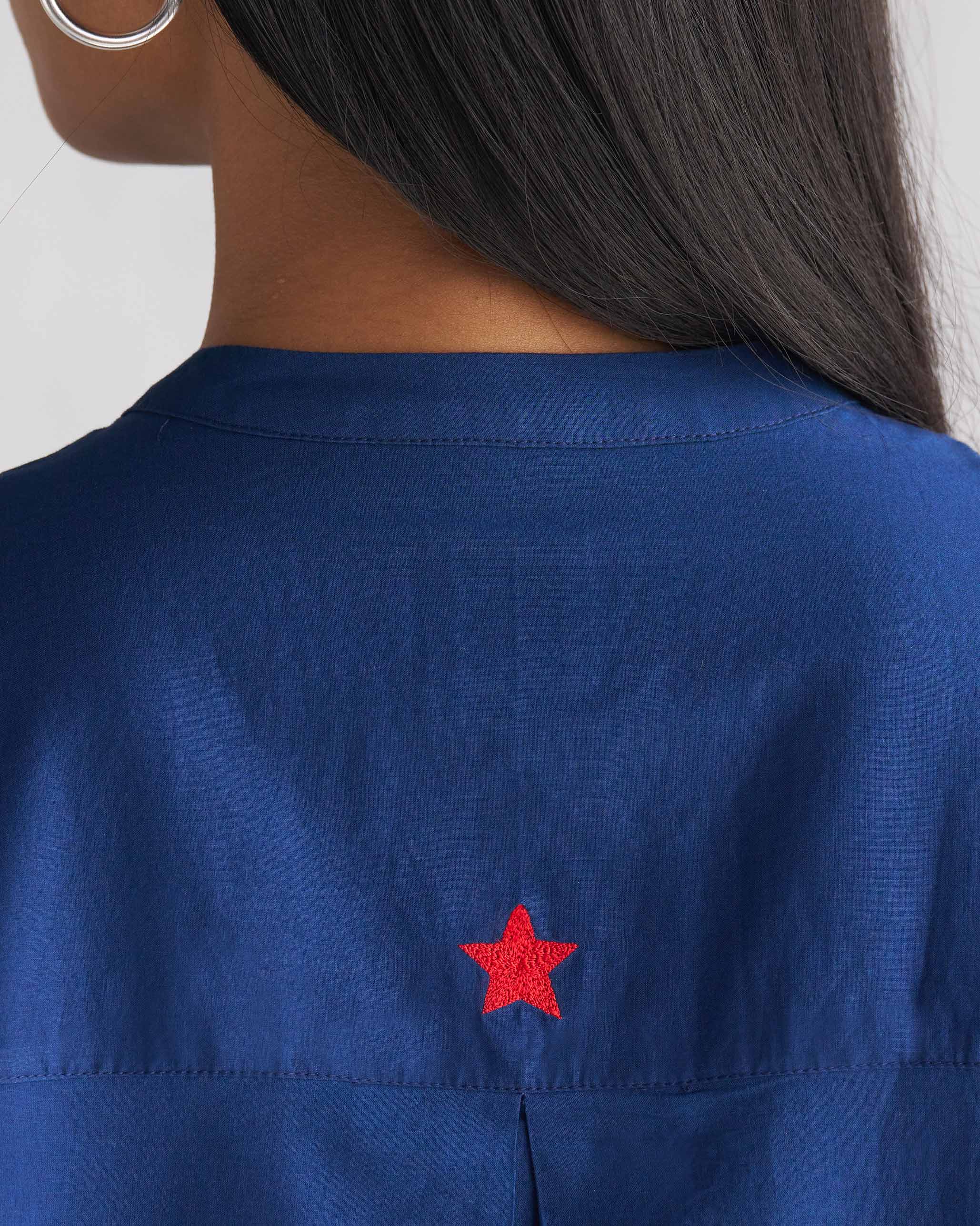 Lazy Sunday Tunic - Navy