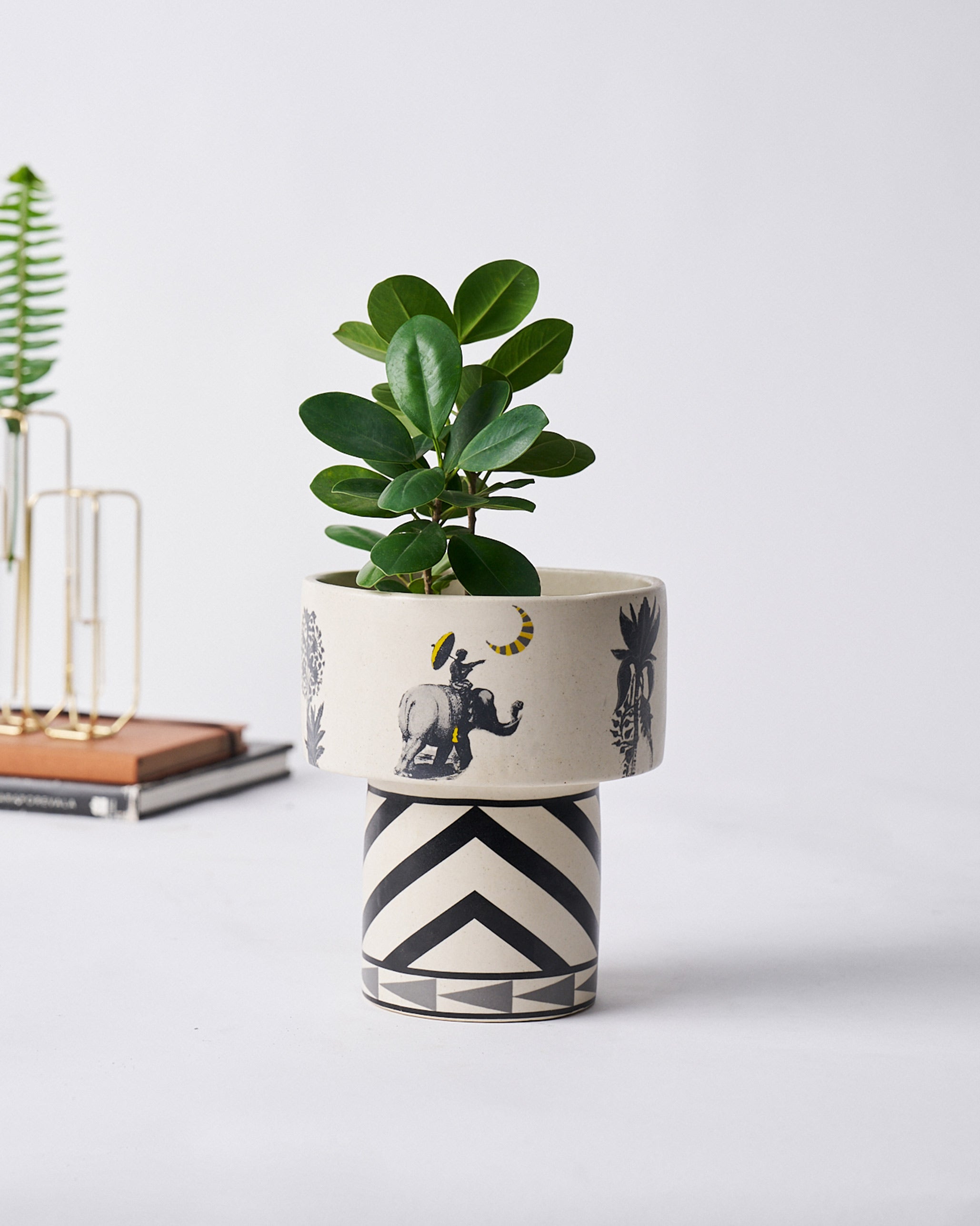 Chevron Vase