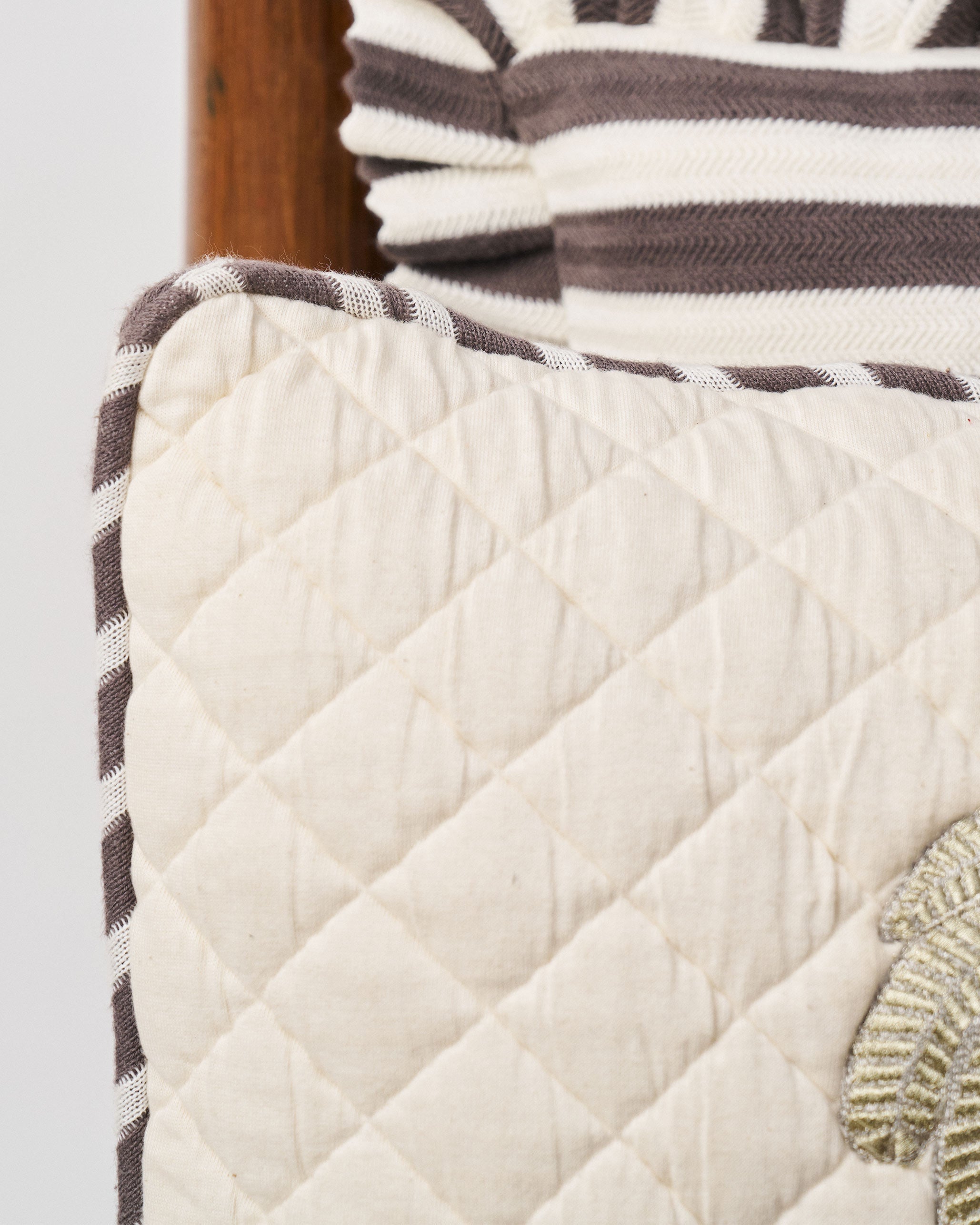 Quilted Palm Cushion Cover