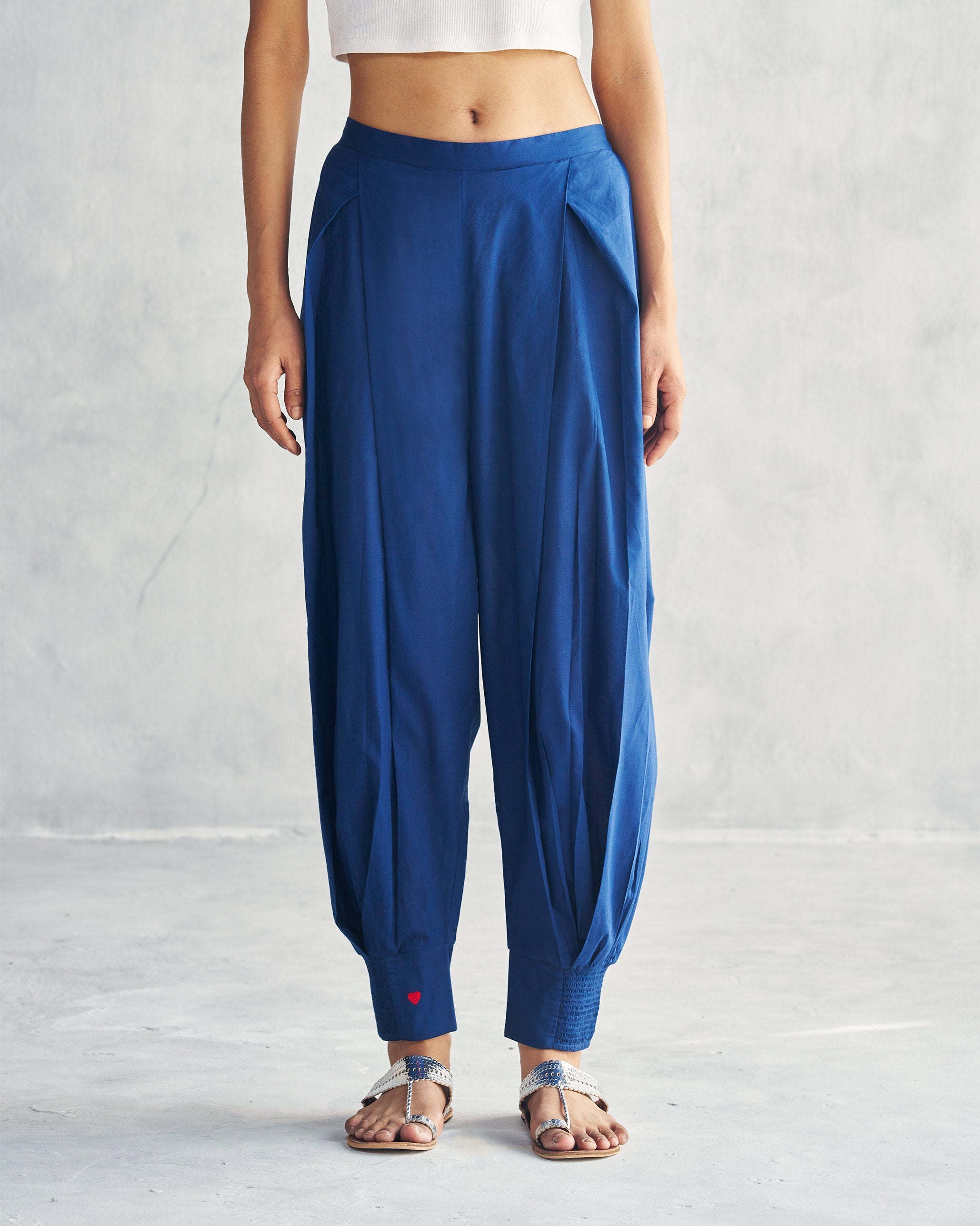 Puff Pants - Navy
