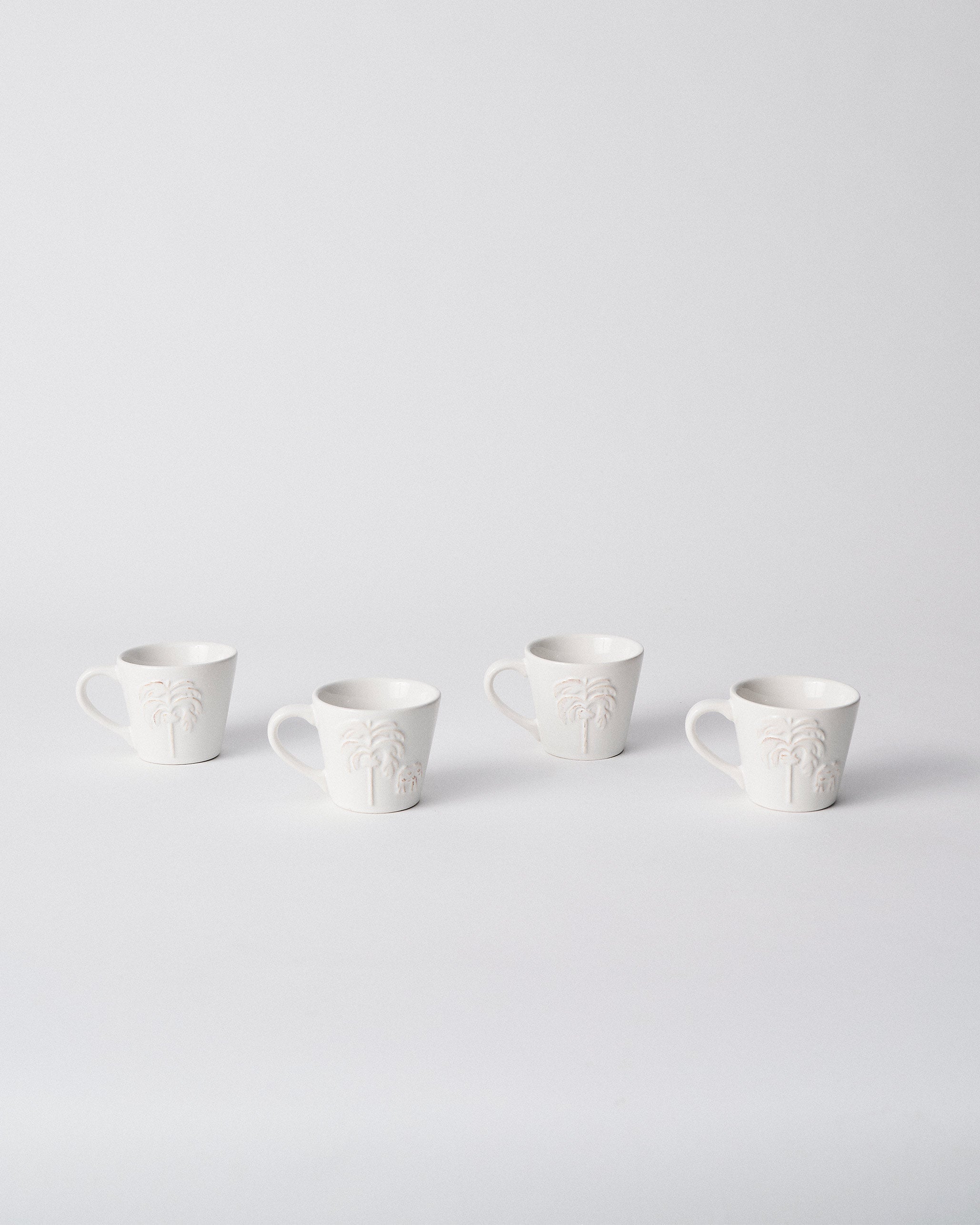 Ele Palm Espresso Mug - Set of 4
