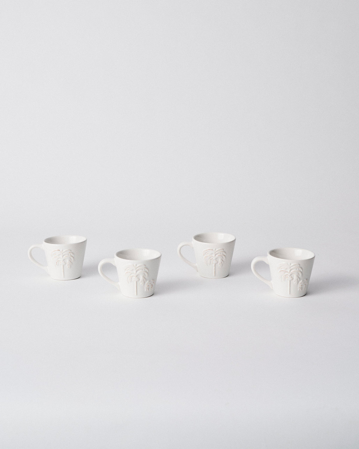 Ele Palm Espresso Mug - Set of 4