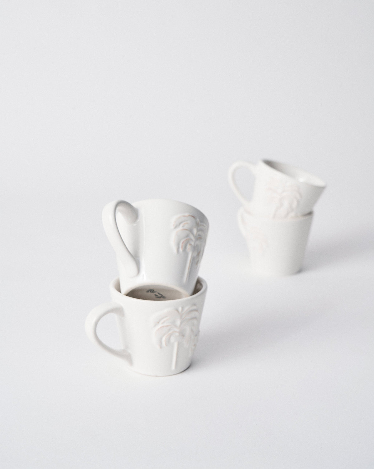 Ele Palm Espresso Mug - Set of 4