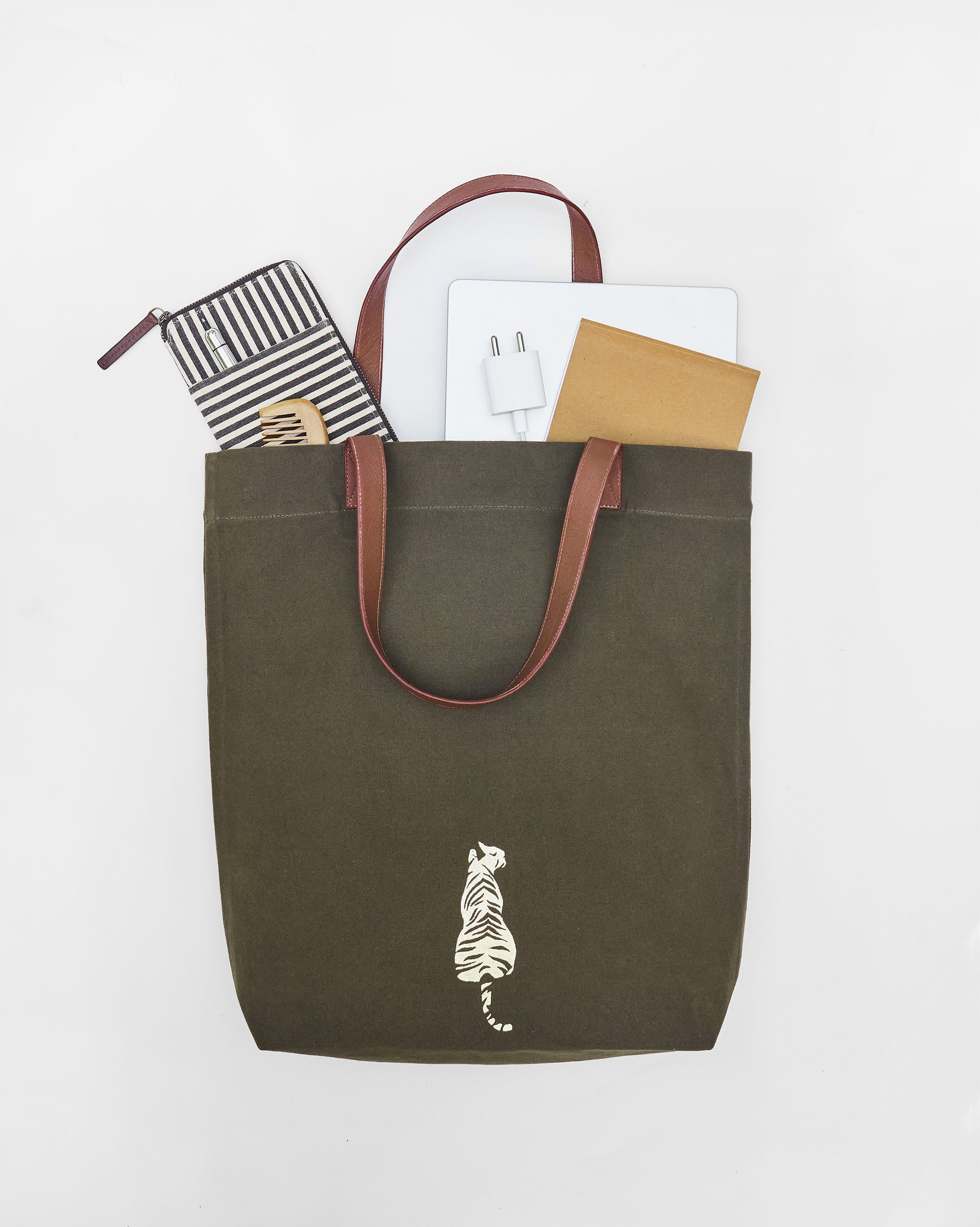 Mukayu City Tote - Olive