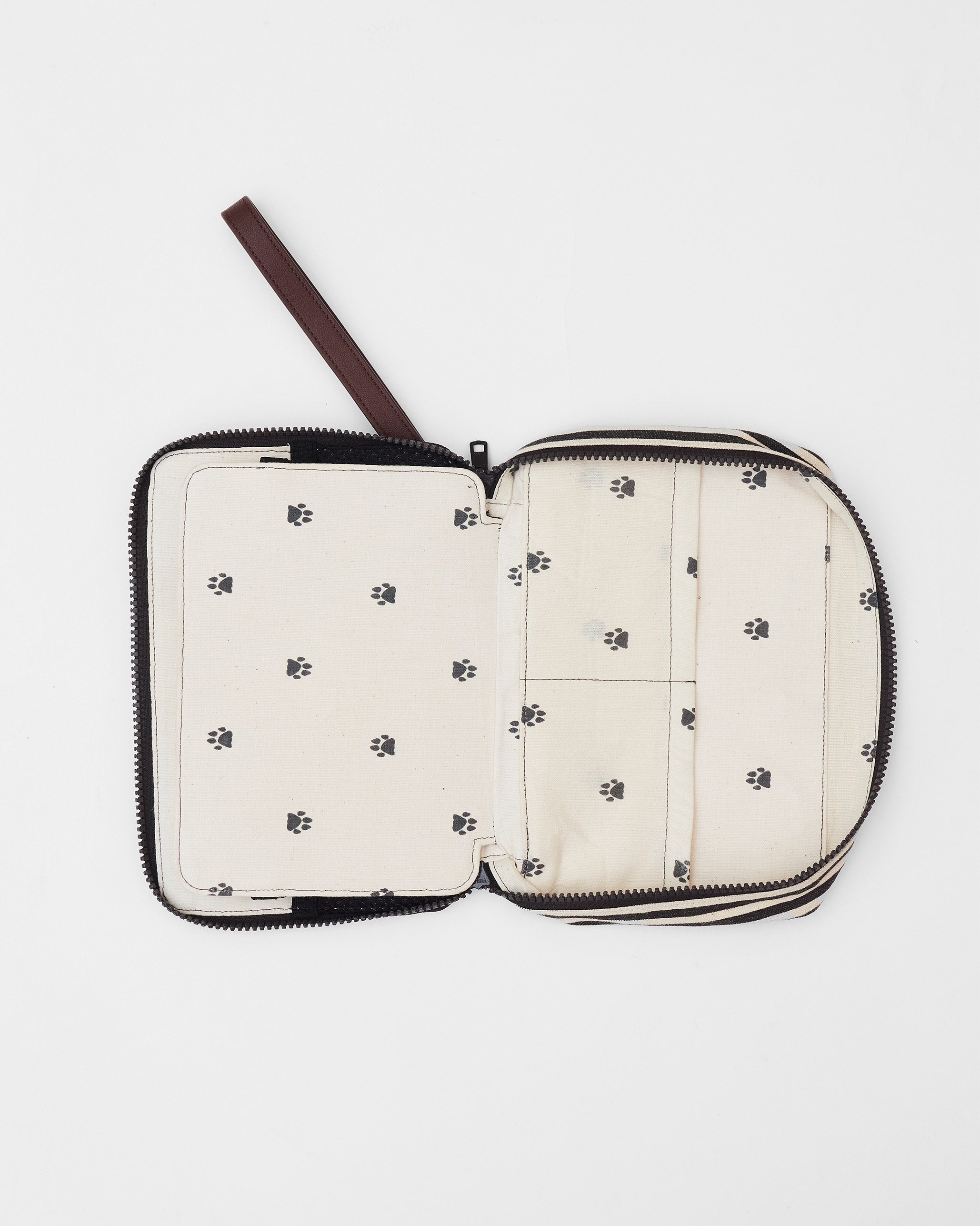Gadget Pouch - Charcoal Stripes