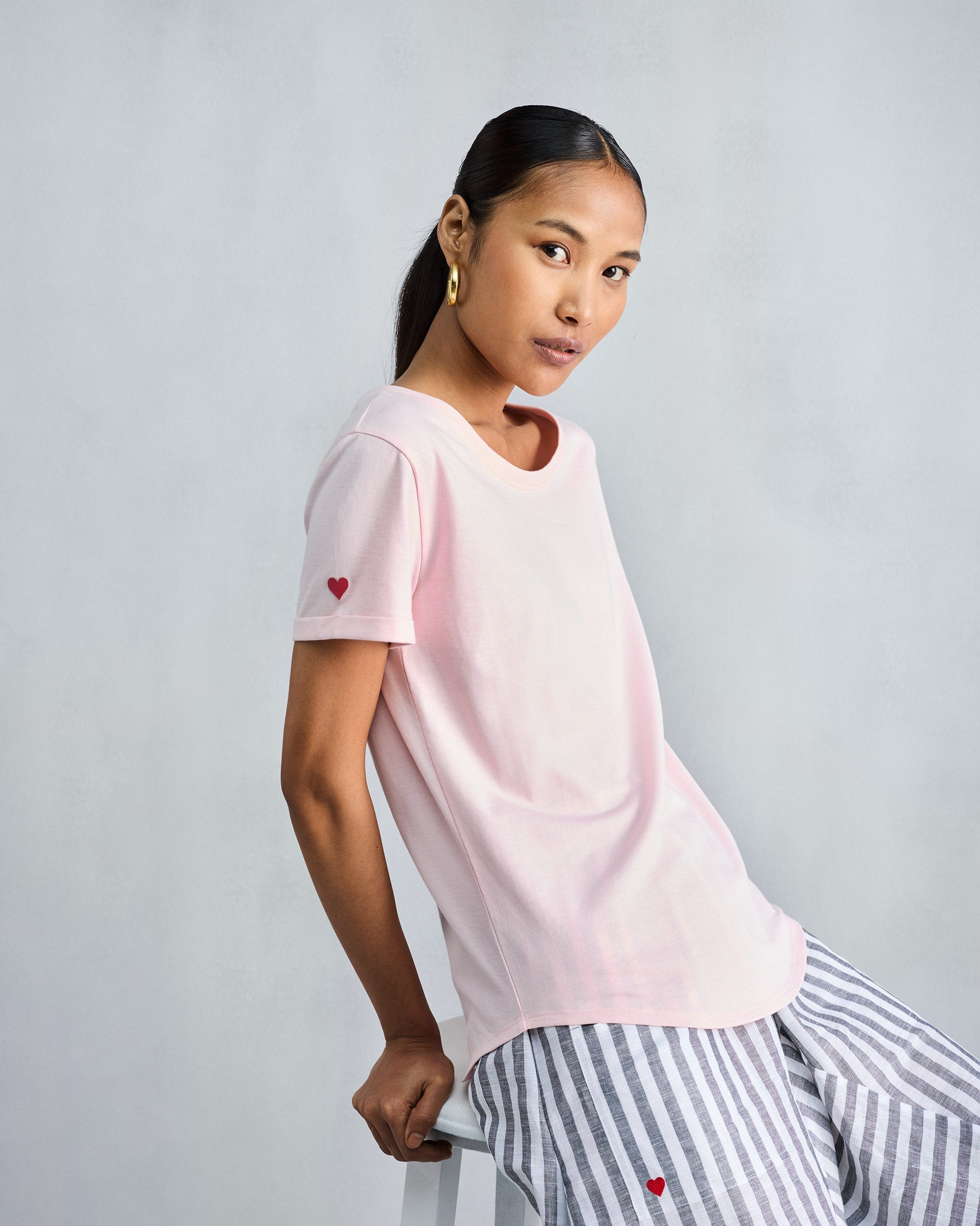 Basic T-Shirt - Blush Pink