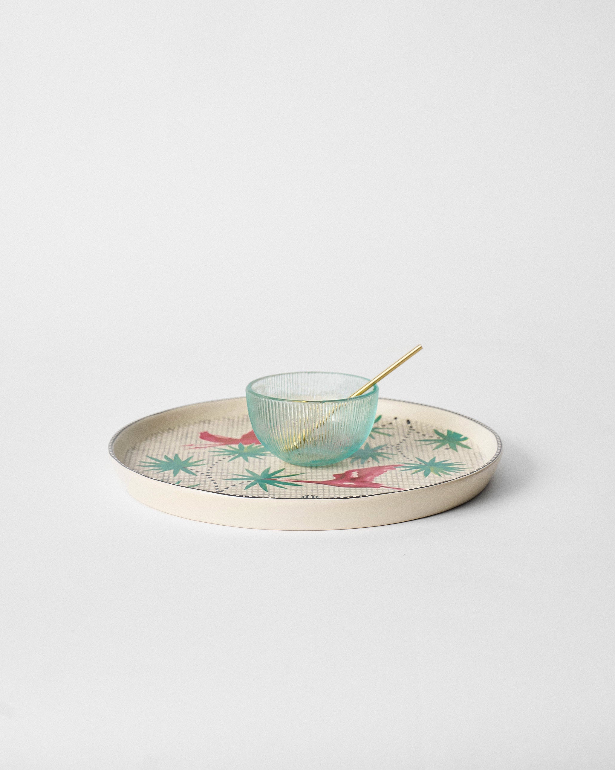 Flamingo Lush Chip & Dip Platter