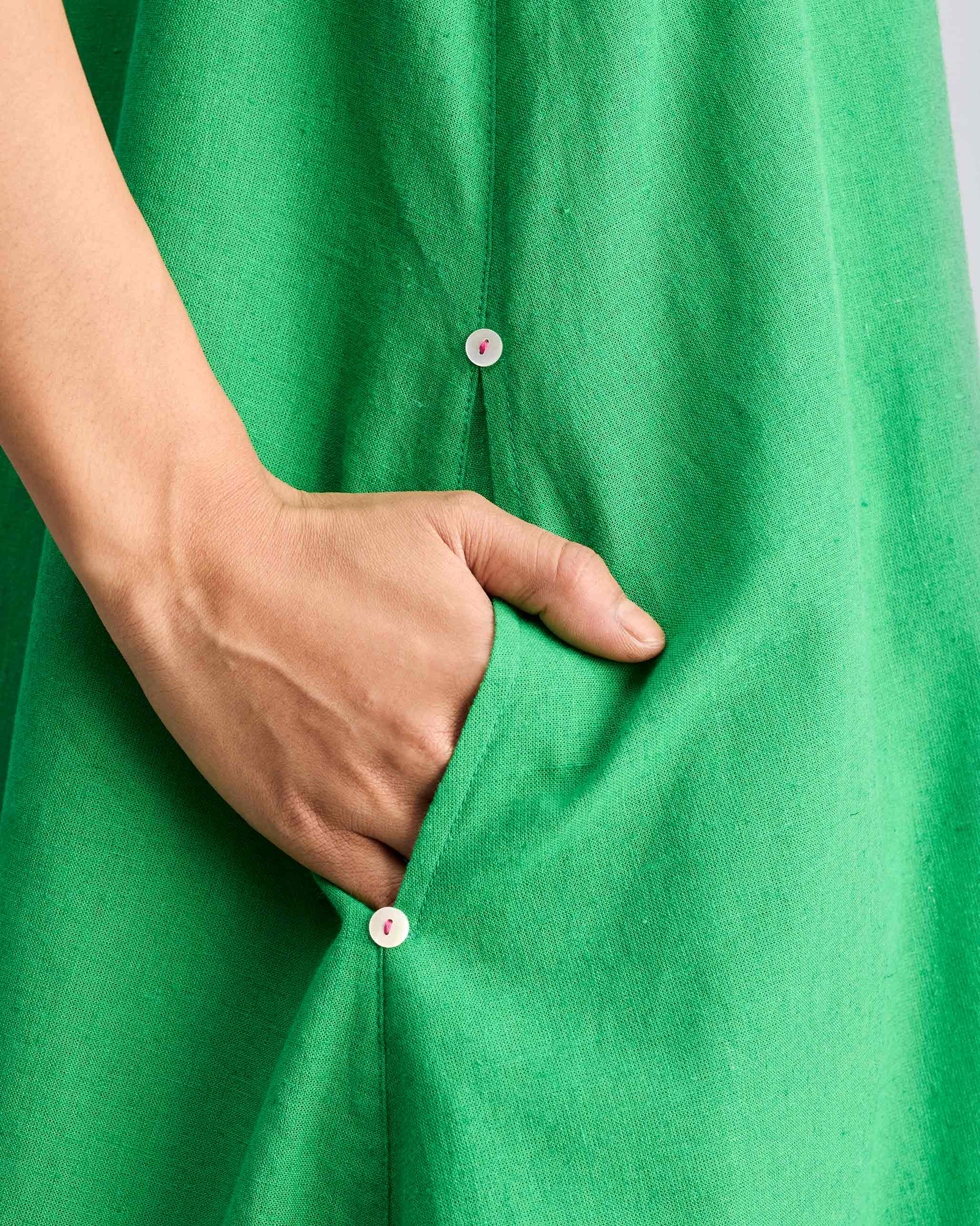 Double Layer Dress - Green