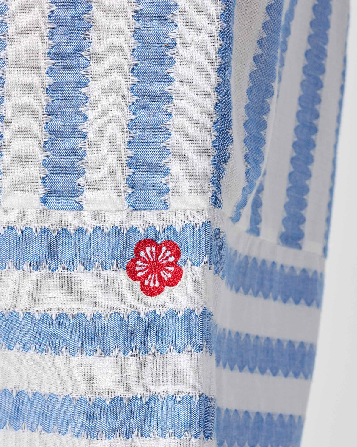 Akira Pants - Blue & White Stripes