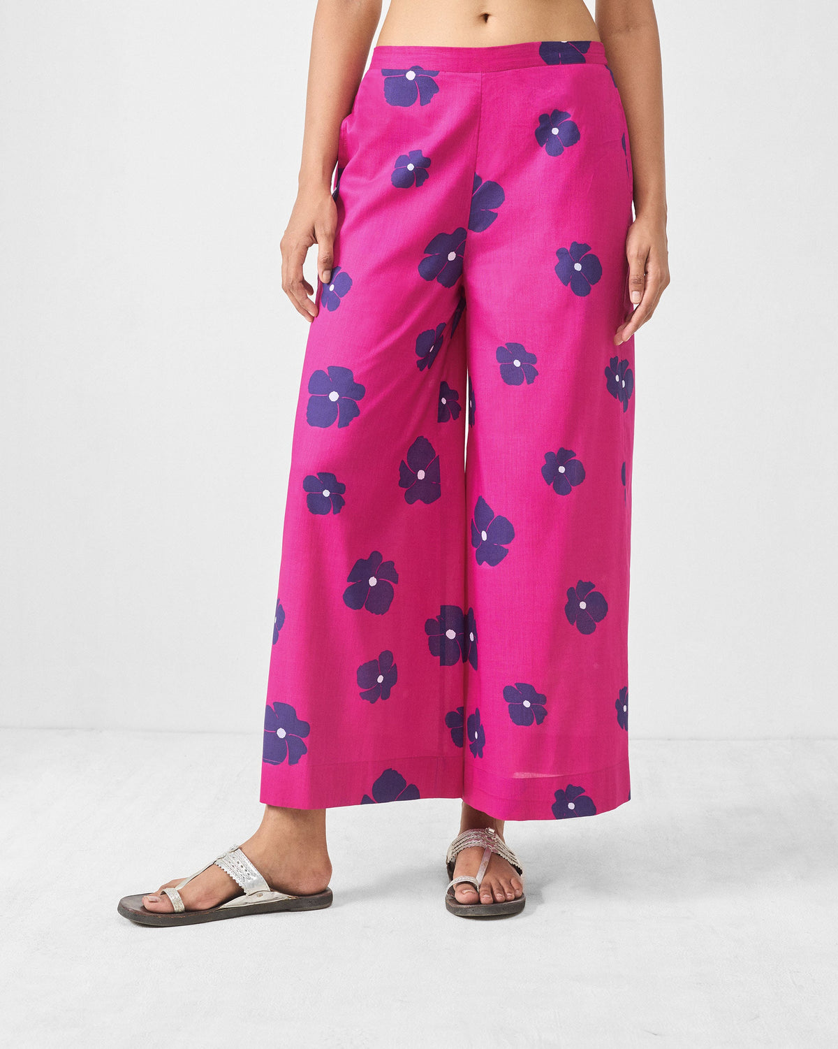Basic Pyjama - Fuchsia & Purple Printed
