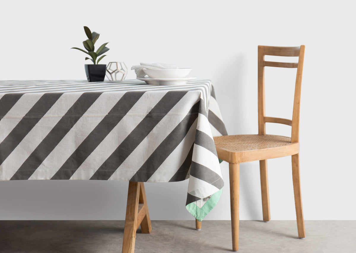 Verandah Candy Stripe Table Cloth Small