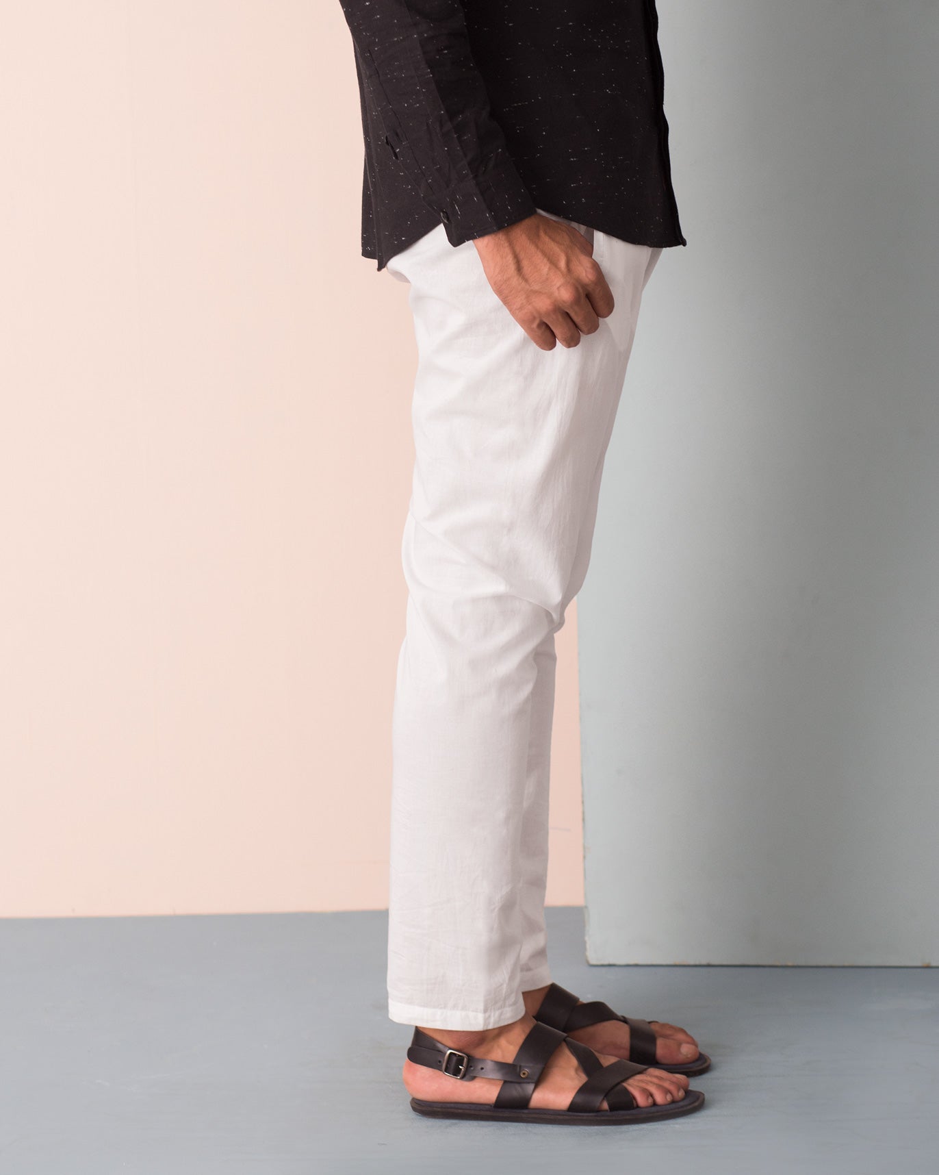 Kurta Pants - White