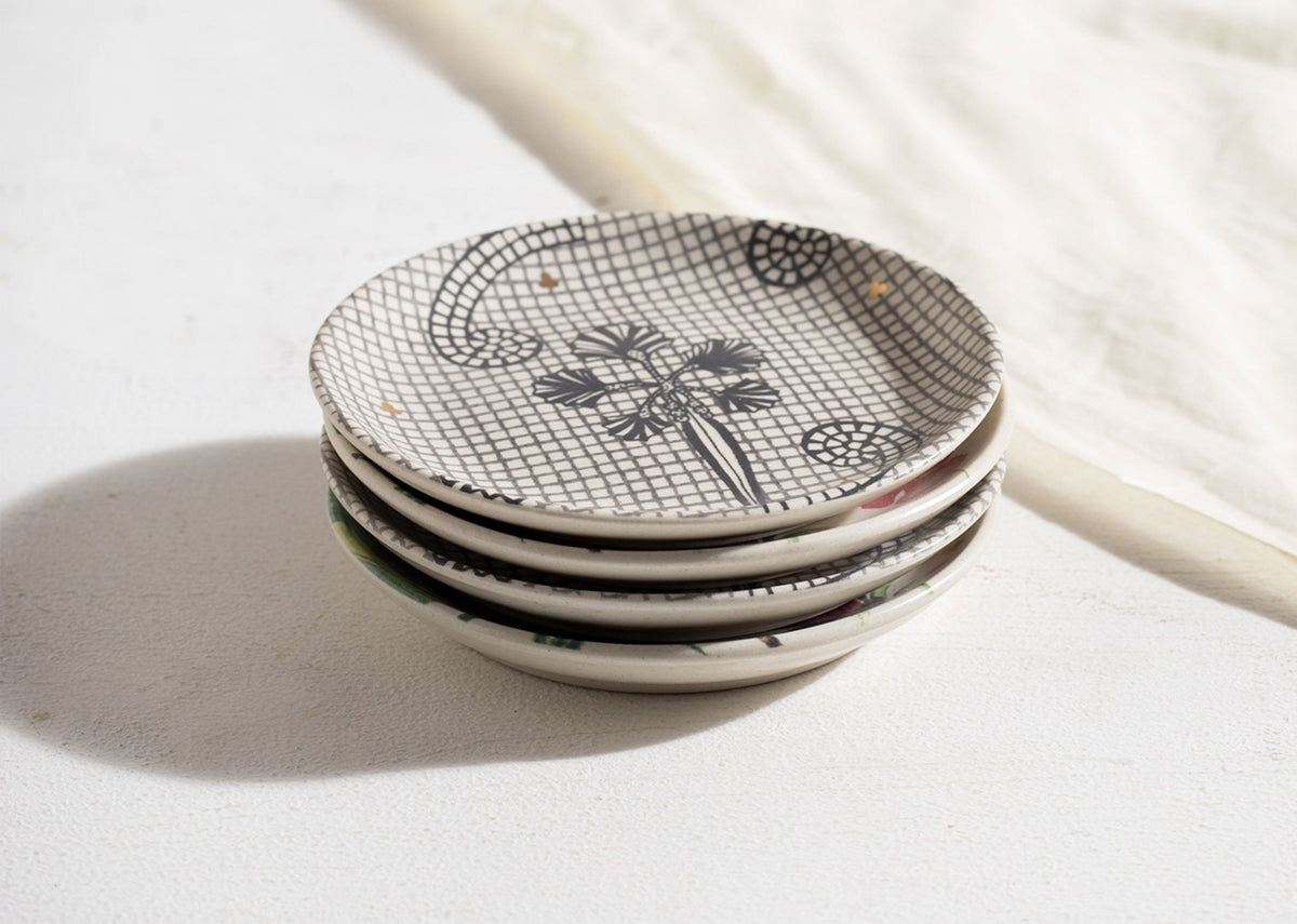 Madagascar Tea Plates (Set of 4)