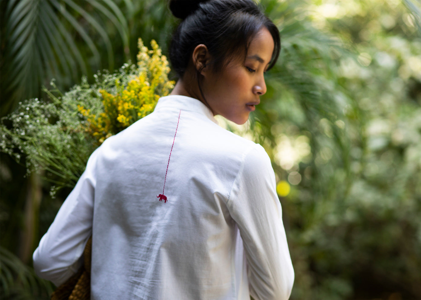 Basic Mid Length Kurta - White