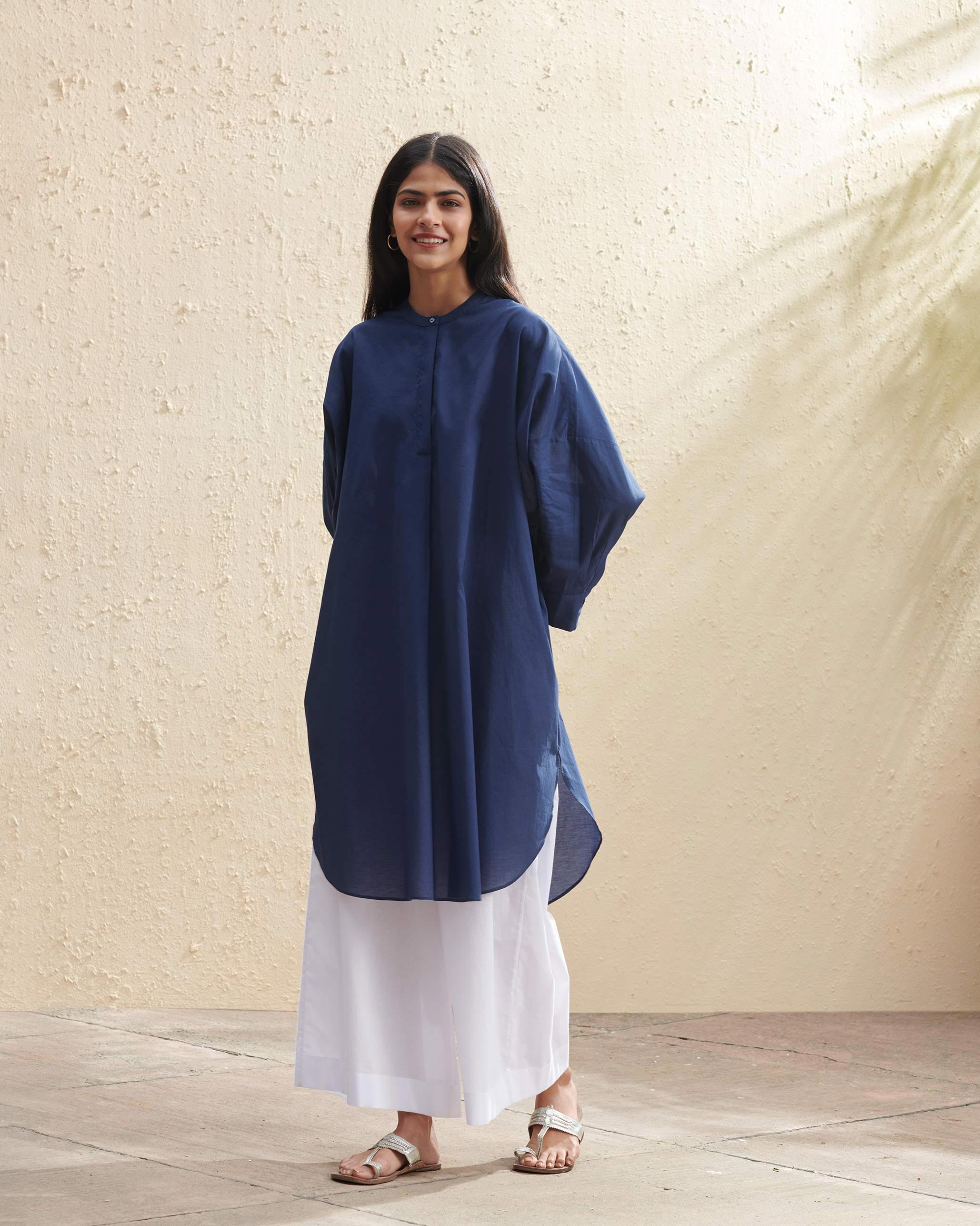 Lazy Sunday Tunic - Navy