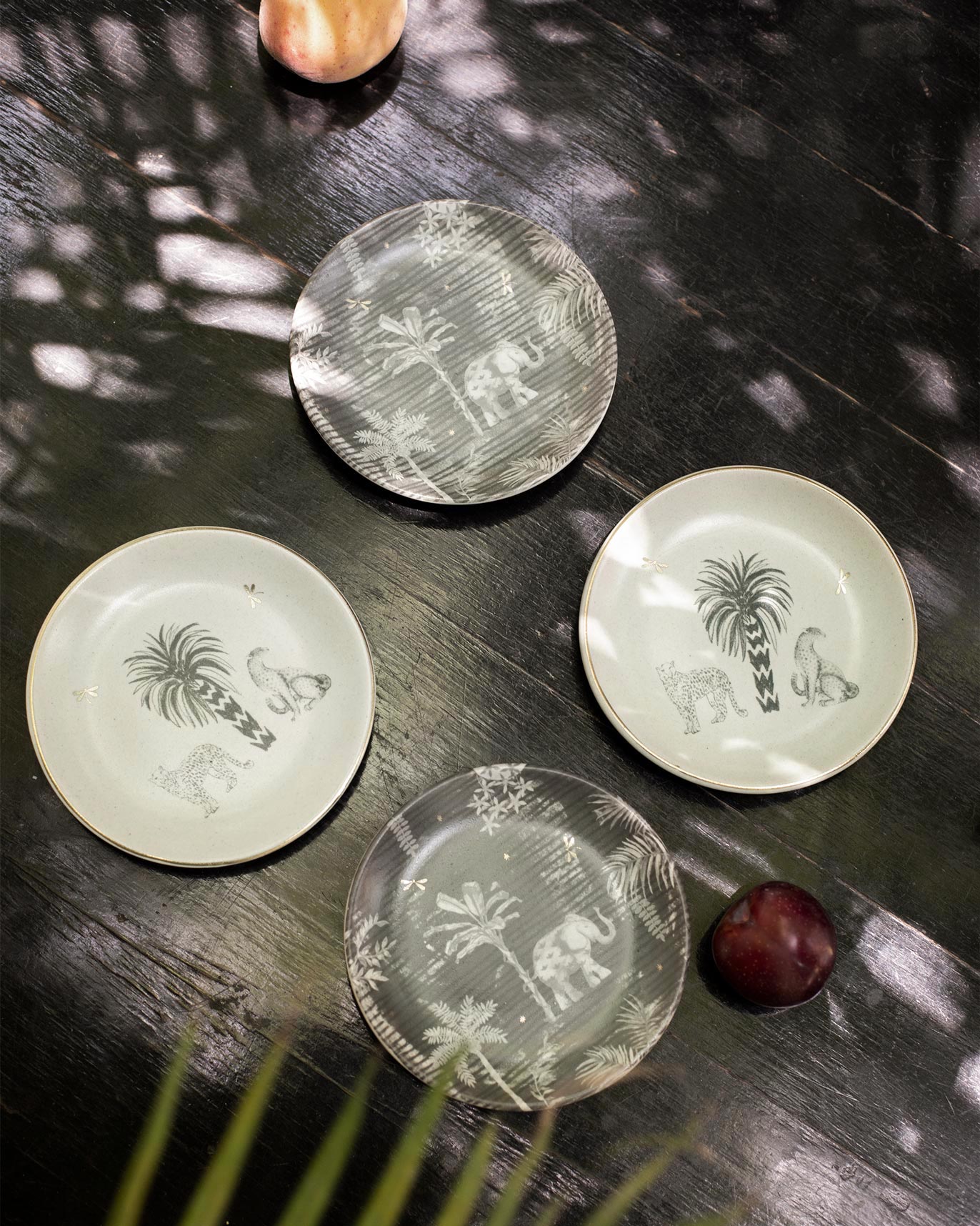 Periyar Tea Plates (Set of 4)