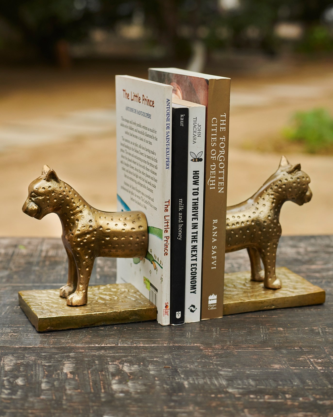 Leopard Bookends
