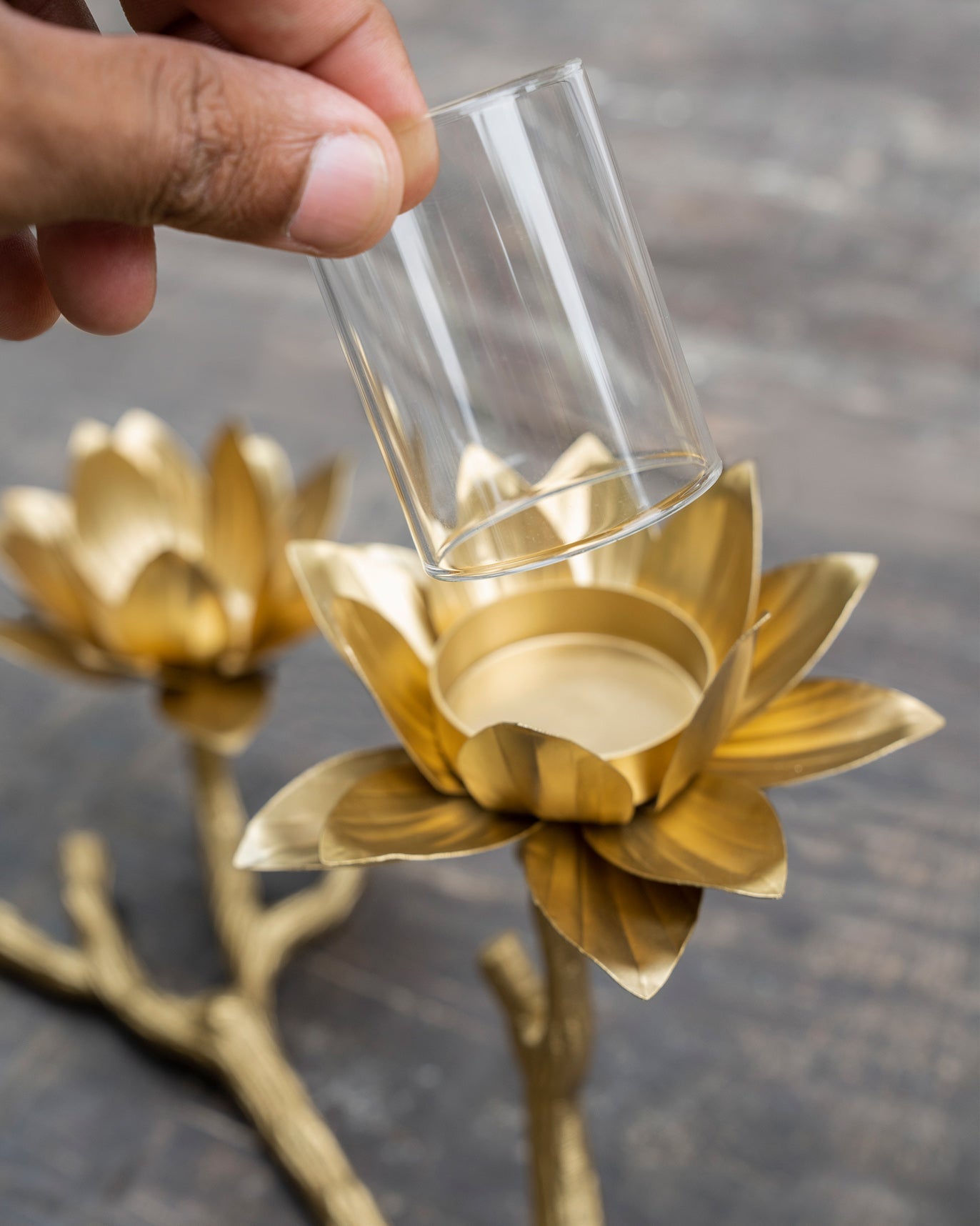 Kamal Tea Light Holder