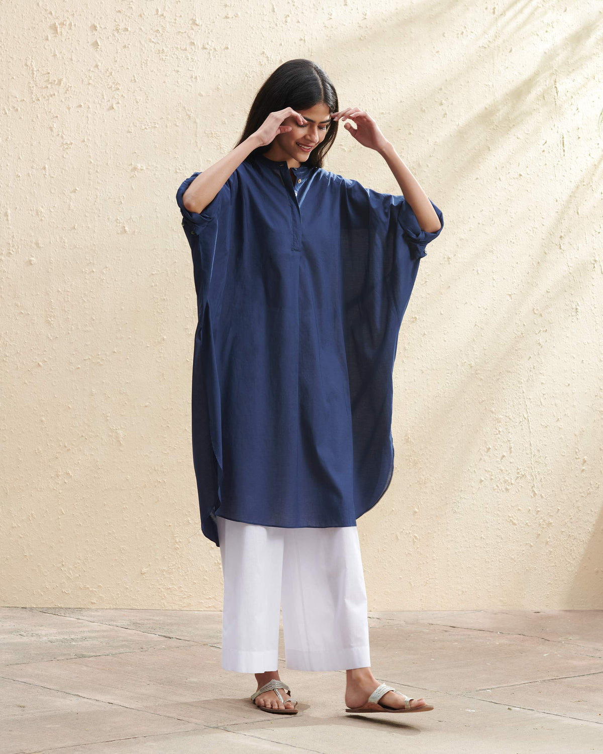 Lazy Sunday Tunic - Navy