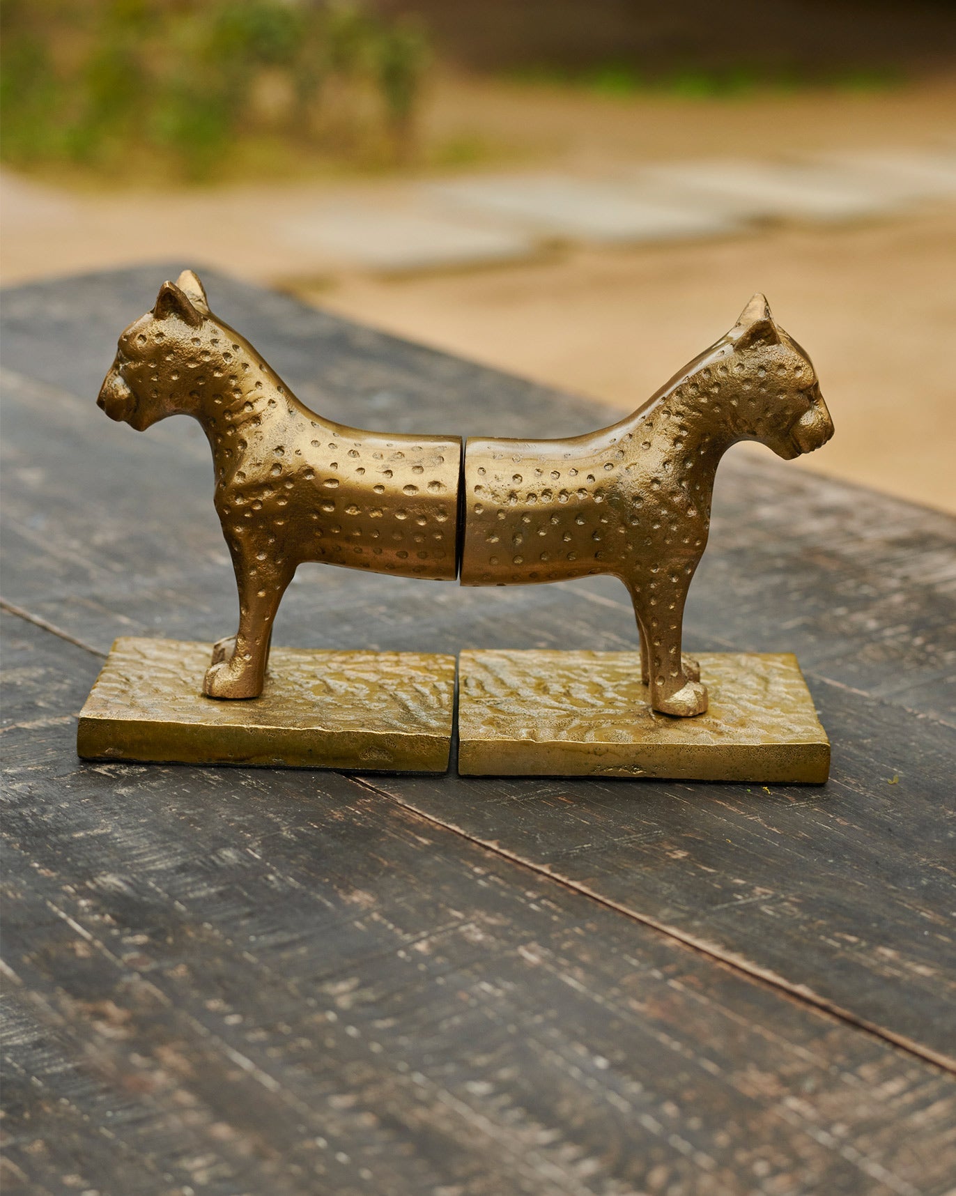 Leopard Bookends