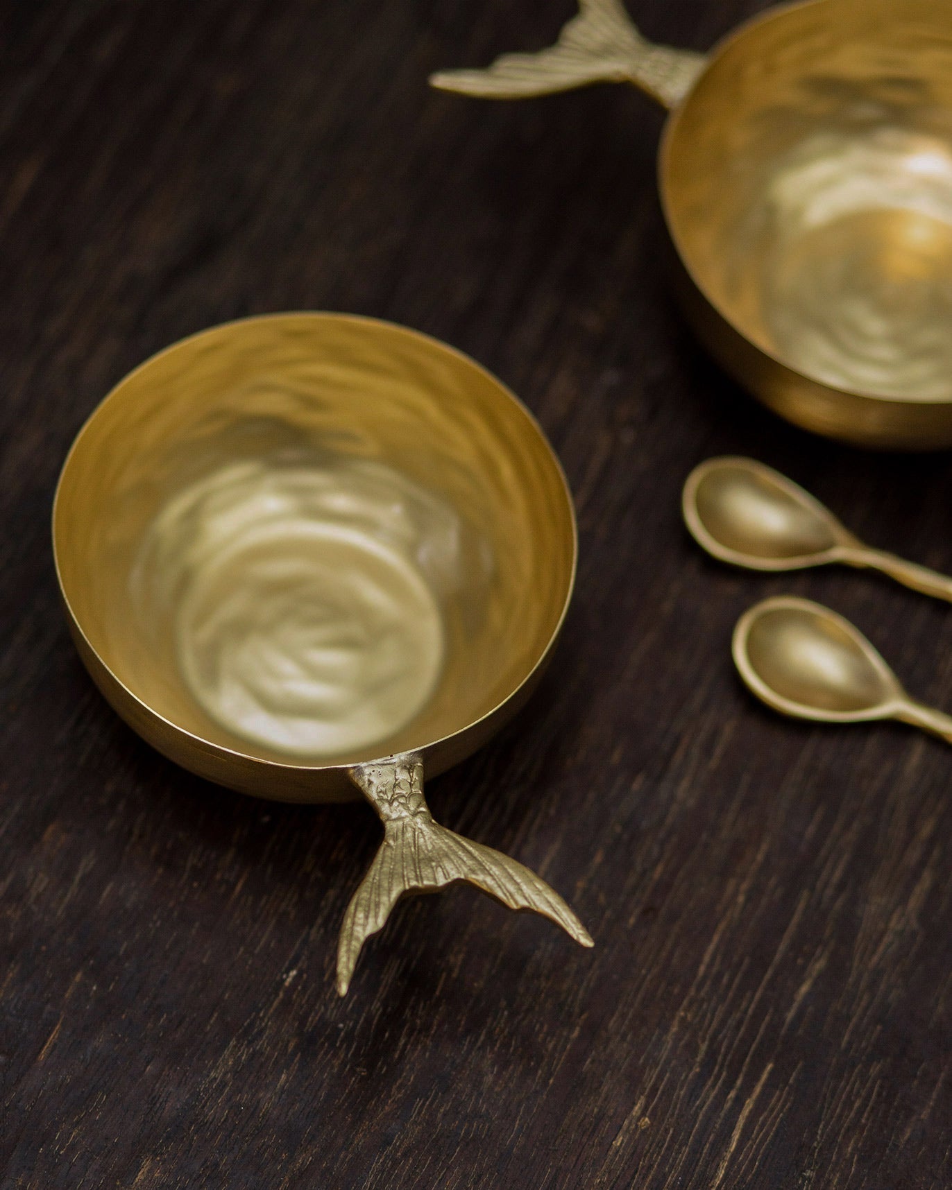 Marina Nut Bowls with spoons