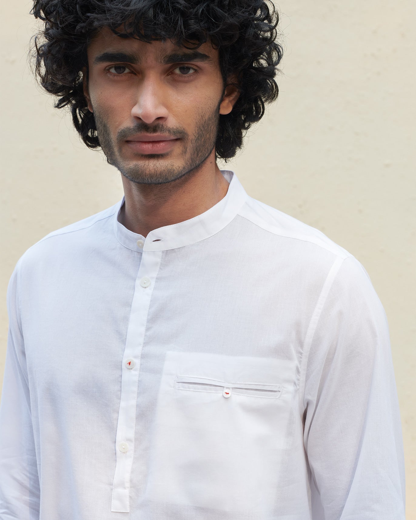 Pondicherry Kurta - White