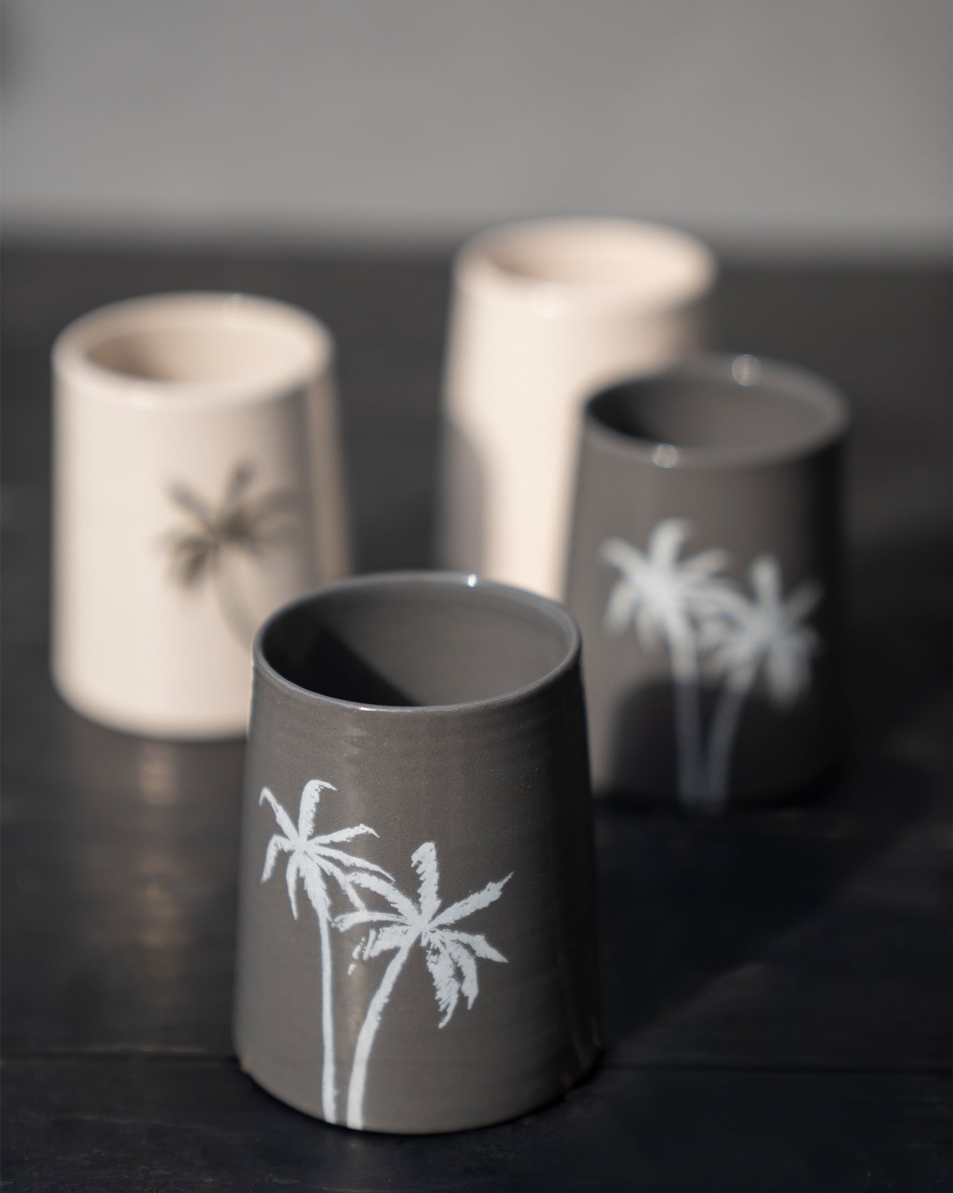 Swaying Palm Kulhars (Set of 4)