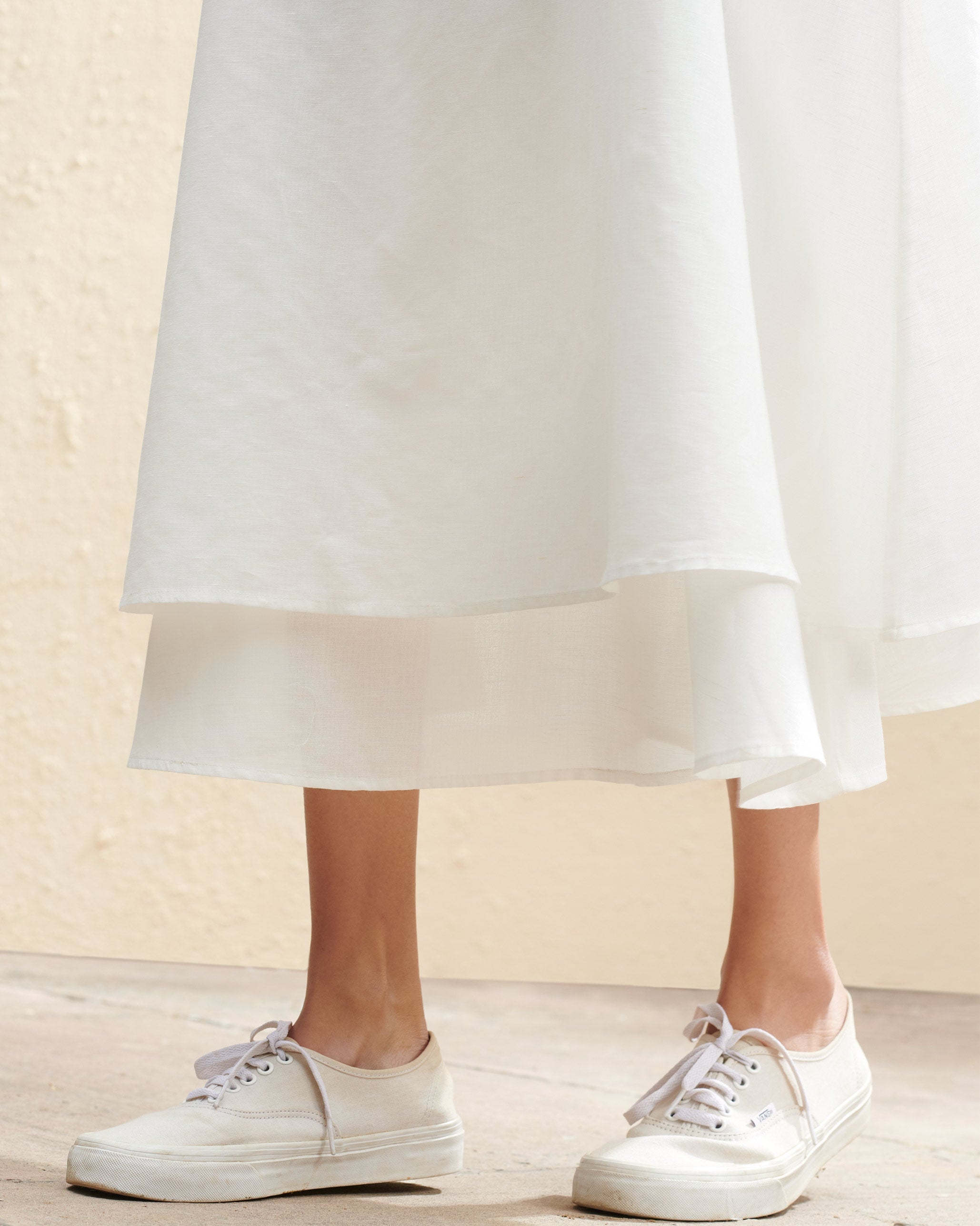 Double Layer Dress - Ivory