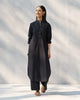 Basic Long Length Kurta - Black