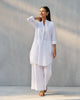 Basic Pyjamas - White Seersucker