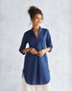 Basic Mid Length Kurta - Navy