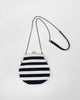 Sling Bag - Black & White Stripes