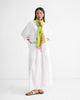 Yoi Hem Pants - White