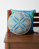 Morocco Leaf Cushion Cover (Blue)