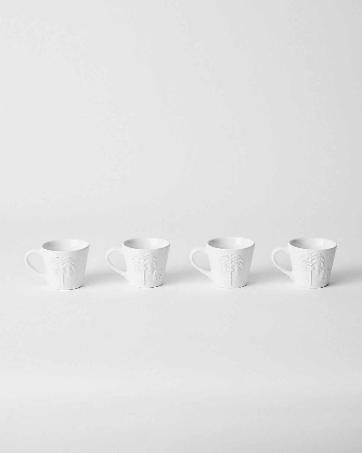 Ele Palm Espresso Mug - Set of 4