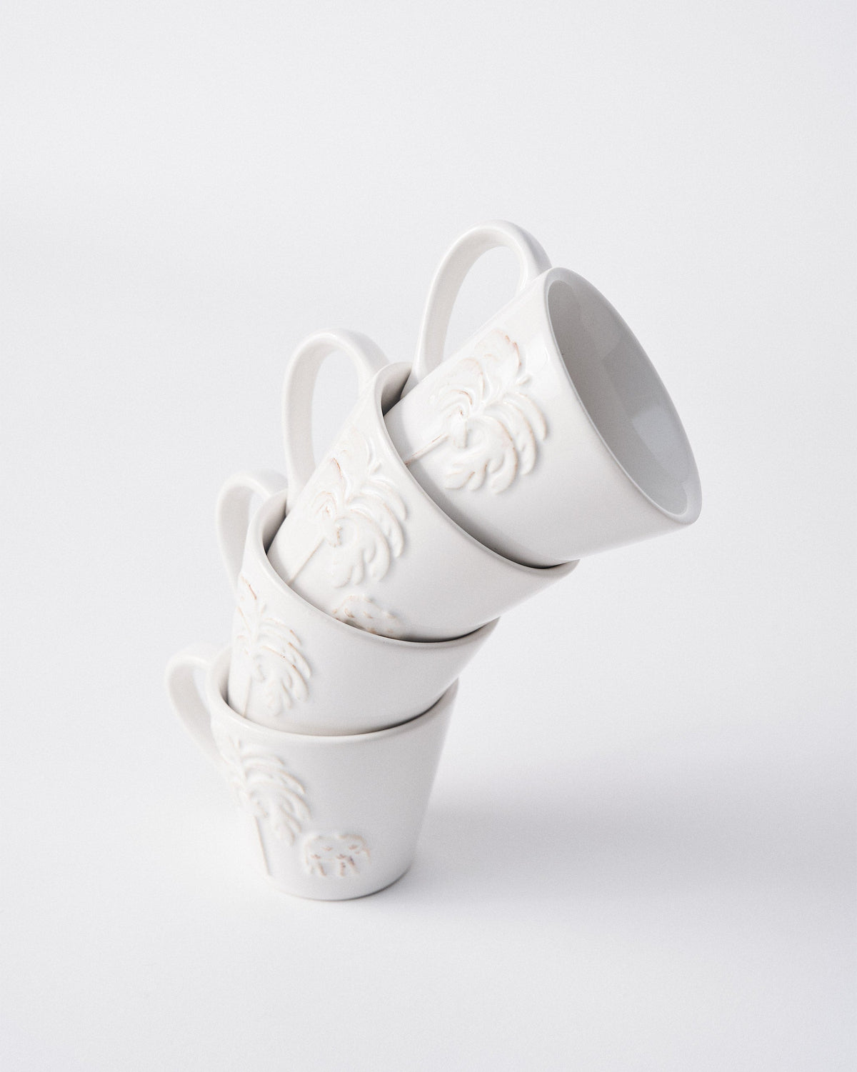 Ele Palm Espresso Mug - Set of 4