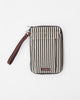 Gadget Pouch - Charcoal Stripes