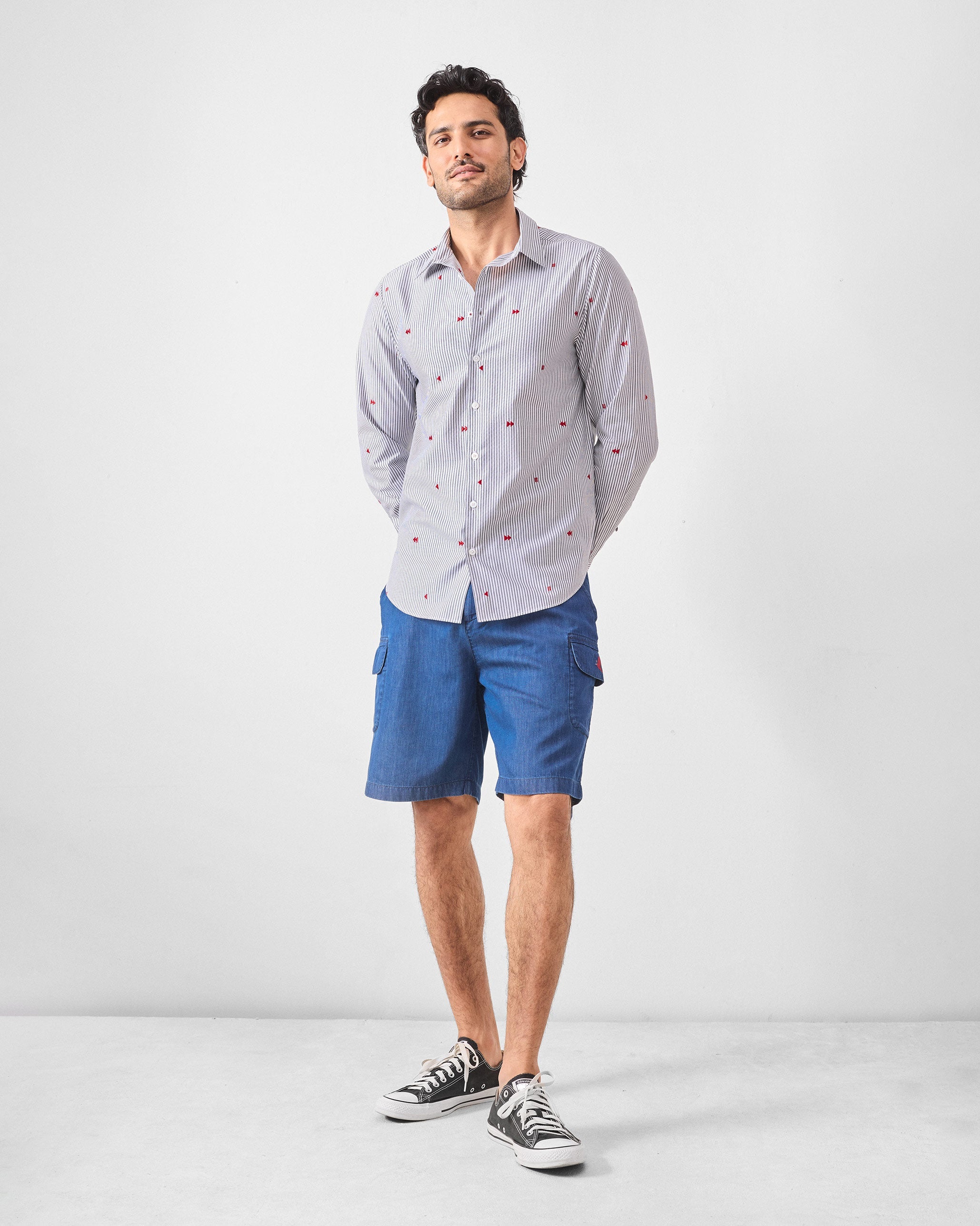 Hakuna Shirt - Red Embroidered