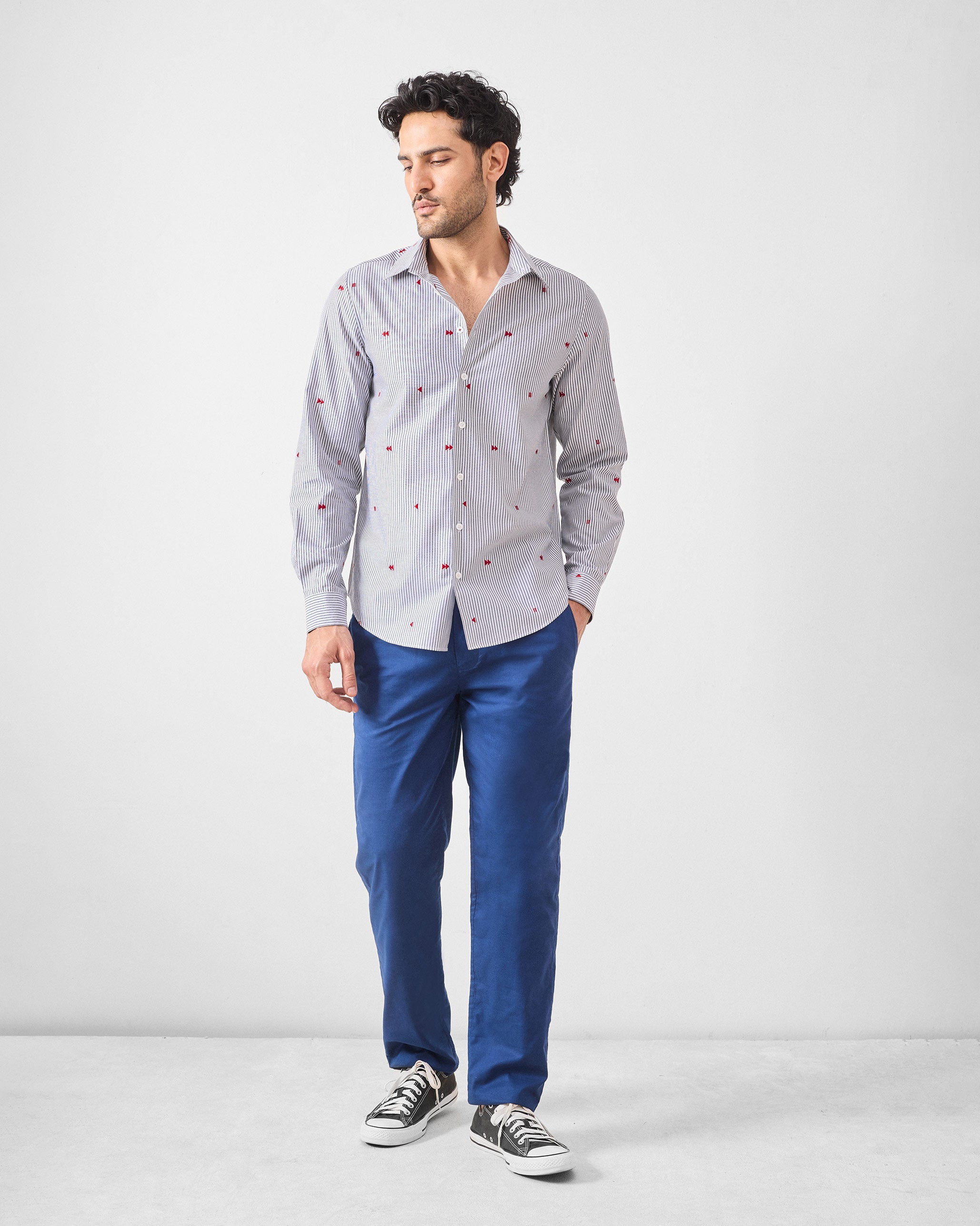 Hakuna Shirt - Red Embroidered