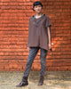 Waterfall Poncho - Brown