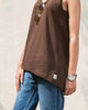 Ukiyo Racerback Tank - Brown