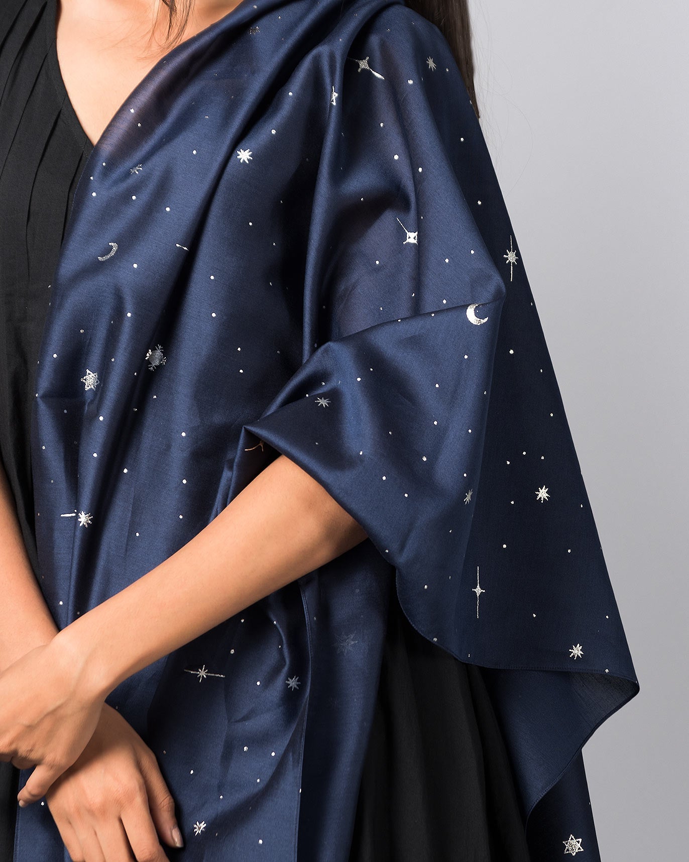 Starry Night Dupatta - Blue