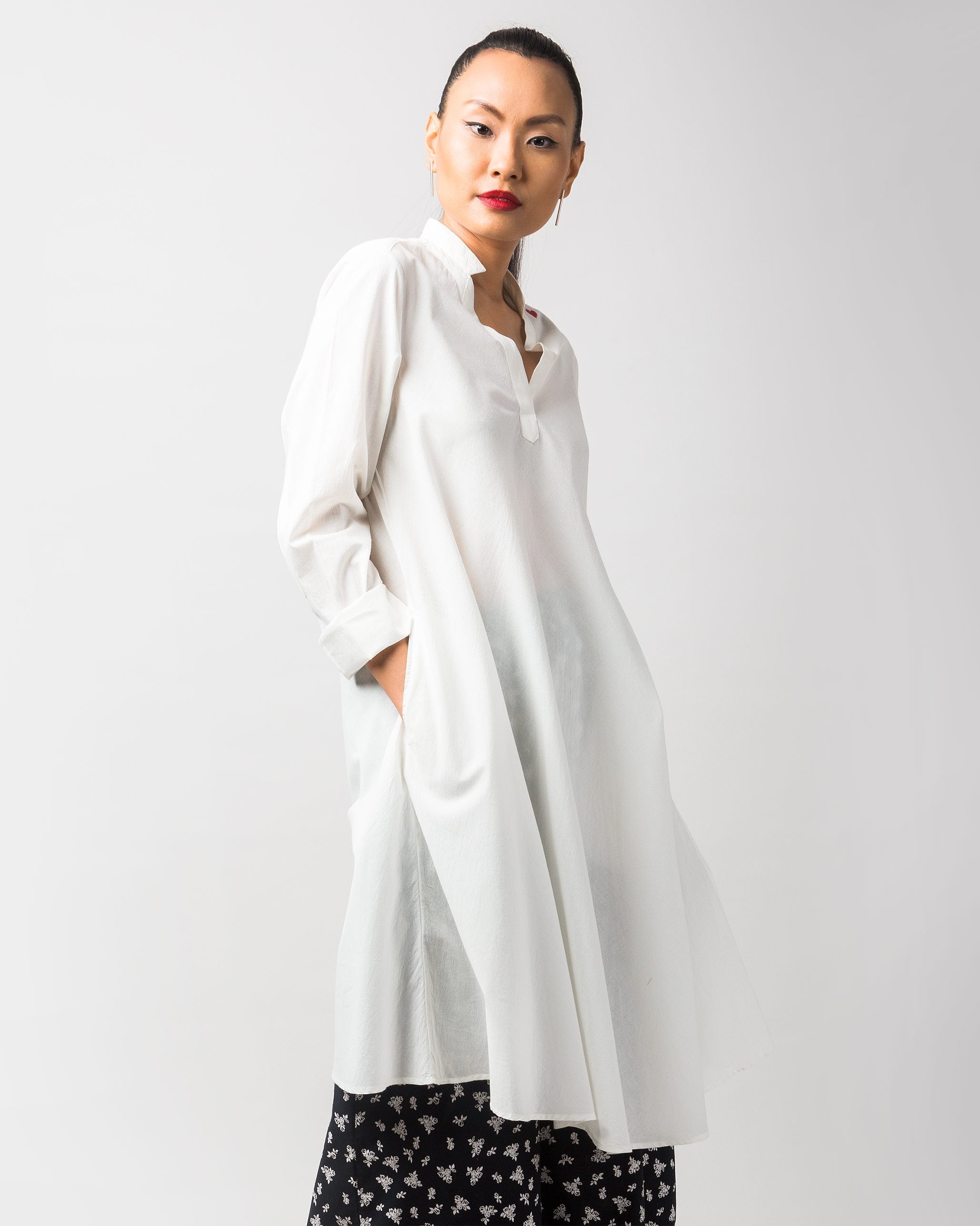 Greet The Sun Kurta - Ivory