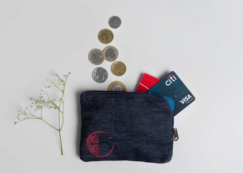 Iku Denim Pouch