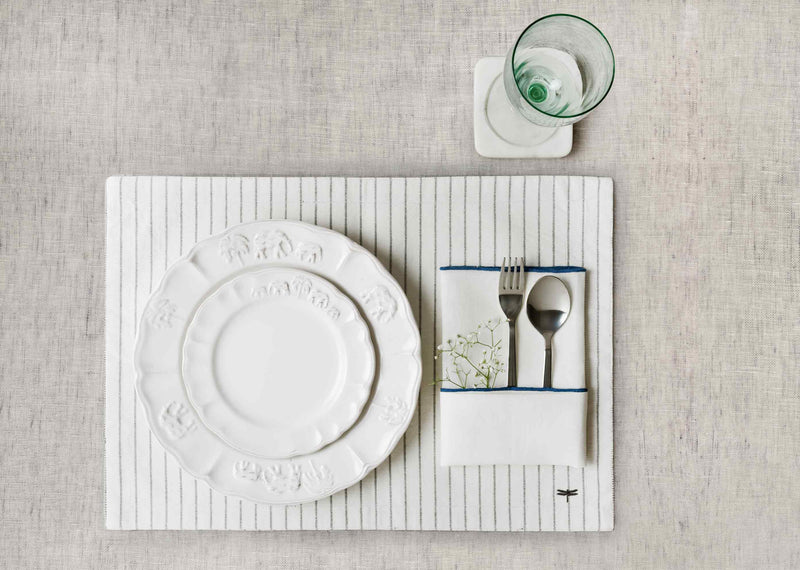 Aozora Dinner Napkins (Set of 6) - Blue