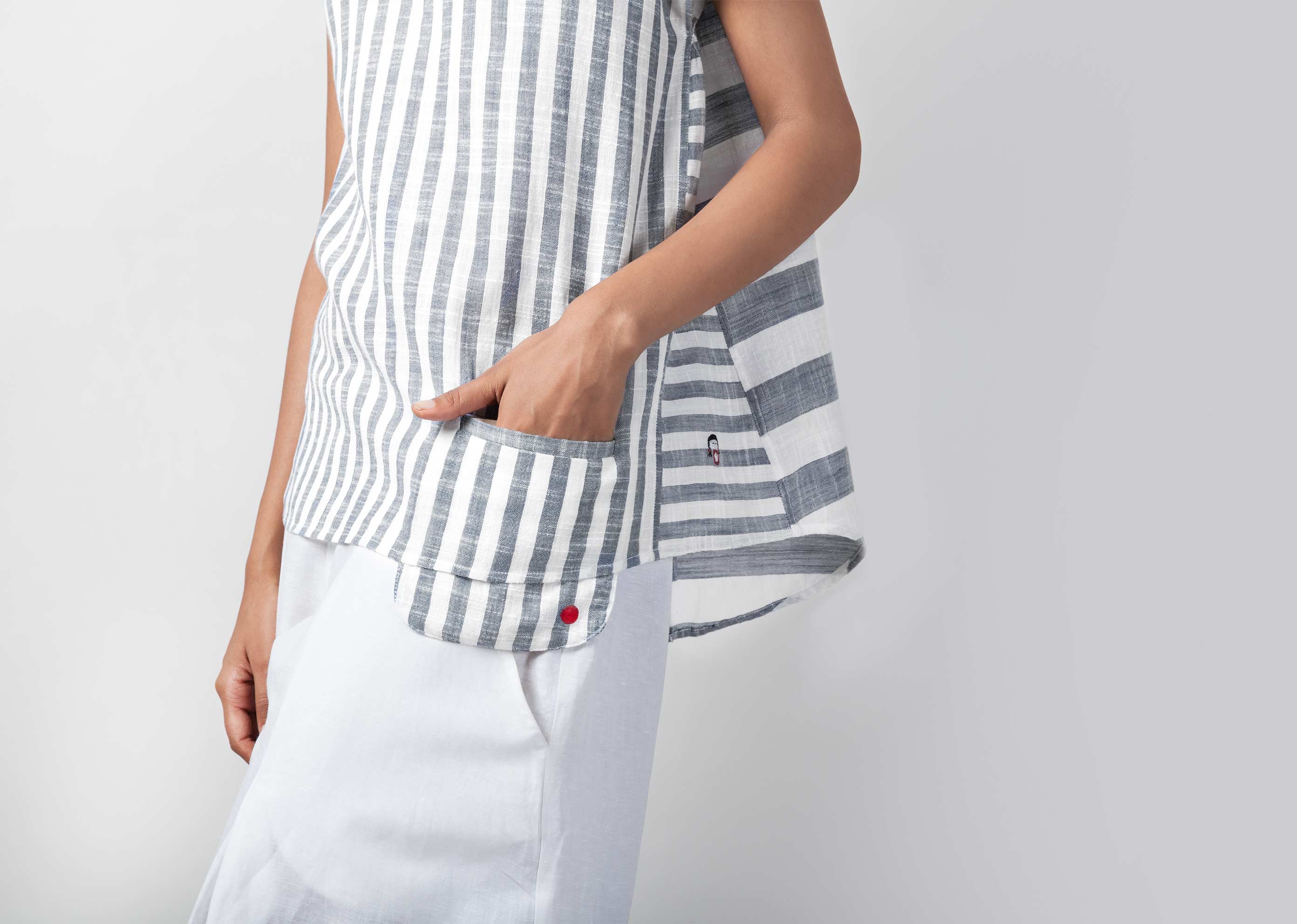 Girls Night Out Stripe Top