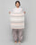 Set It Straight Scarf - Pink & Grey