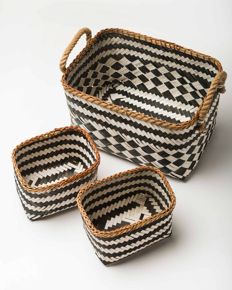 Ceylon Bamboo Basket (Set of 3)