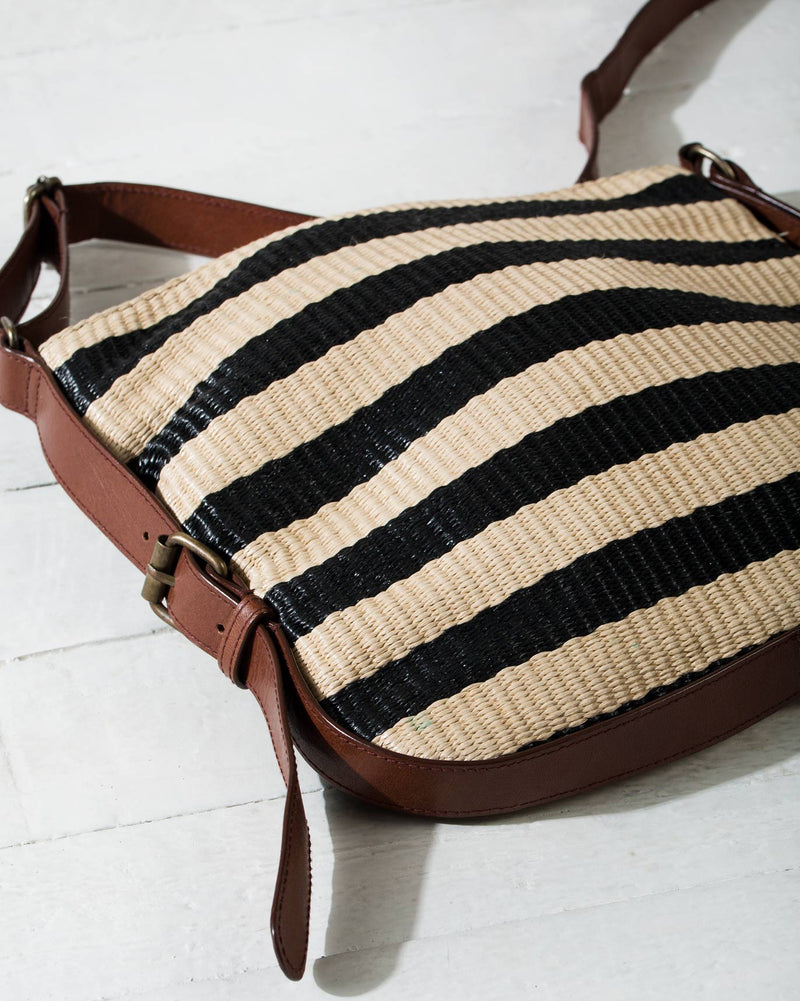 Stripe Crossbody Bag