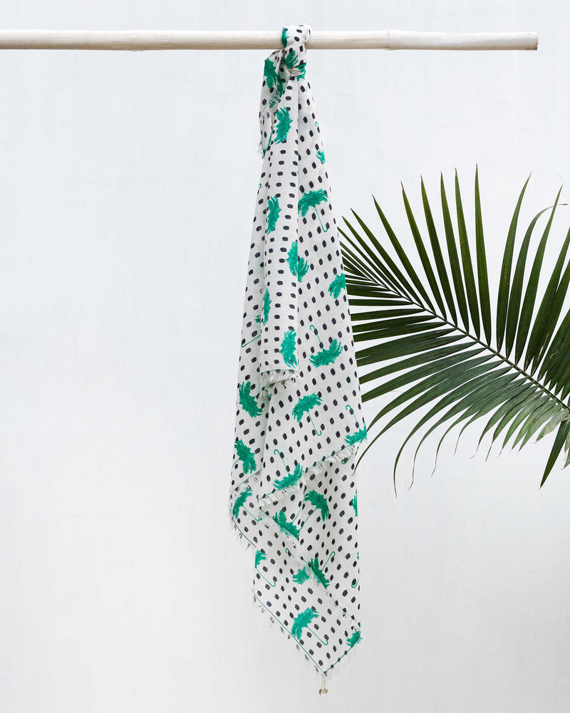 Umbrella Palm Scarf